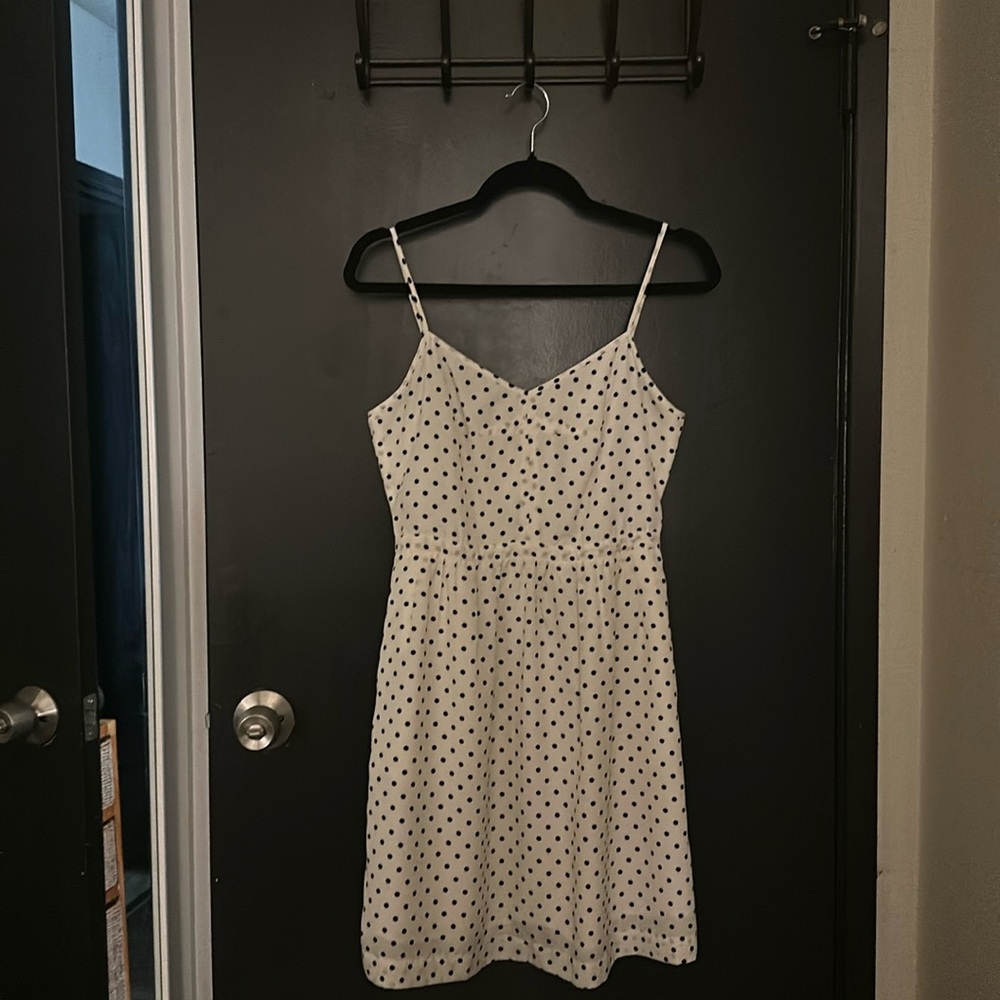 J.Crew polka dot sun dress size 6 with pockets
